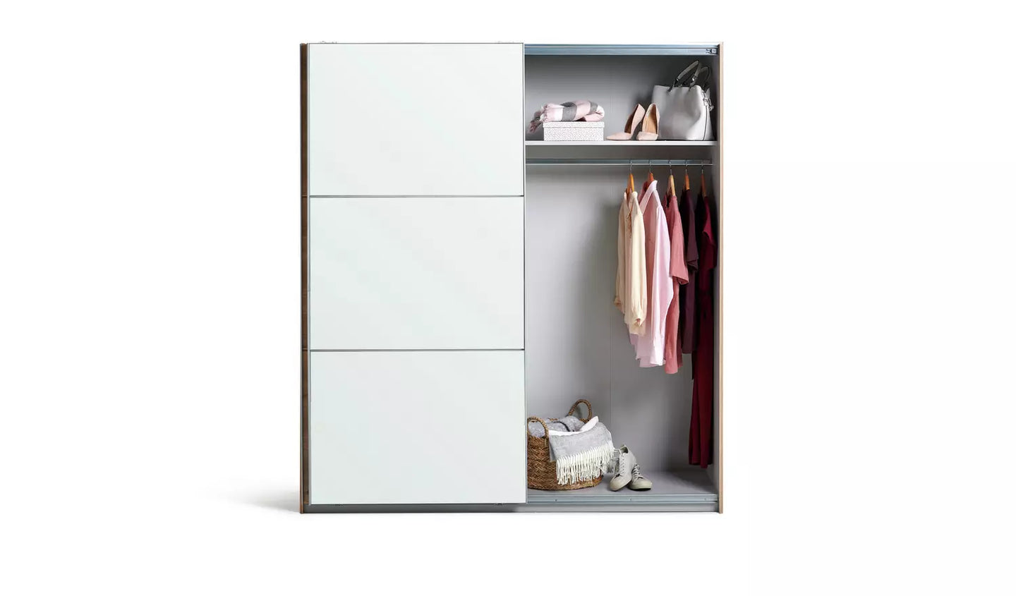 Habitat Holsted Oak Effect & Mirror Wardrobe